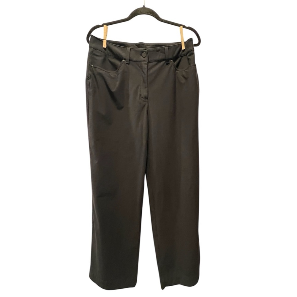 SOLD Lululemon City Sleek Wide Leg High Rise Woman’s Black Pants- Size 31